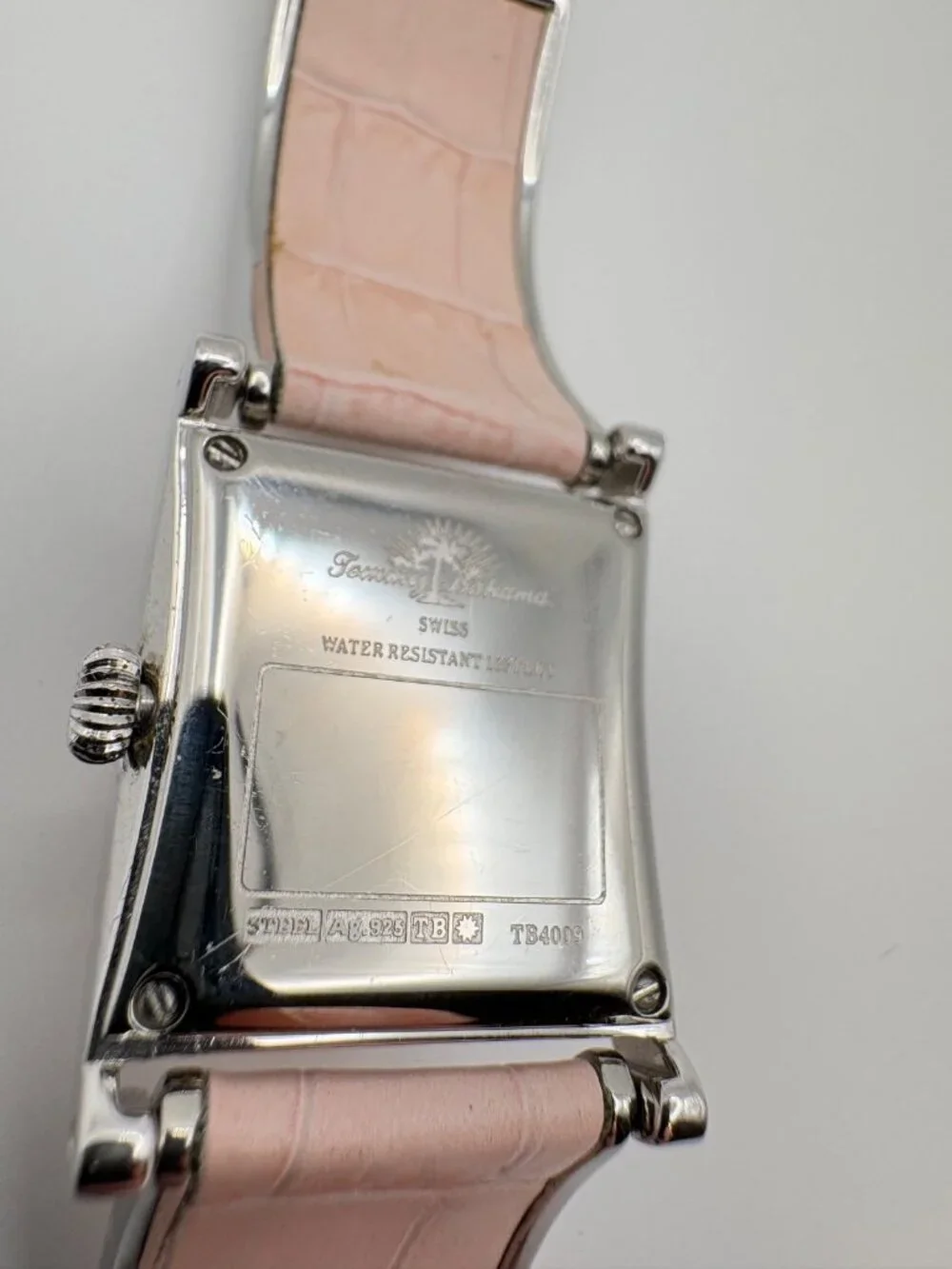 Tommy Bahama TB4009 Swiss Pink Dial Sterling Silver 925 Quartz Women Watch